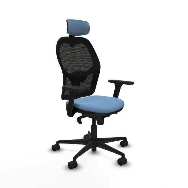 Office Chair with Headrest Jorquera Piqueras y Crespo 3D036N2 Sky blue