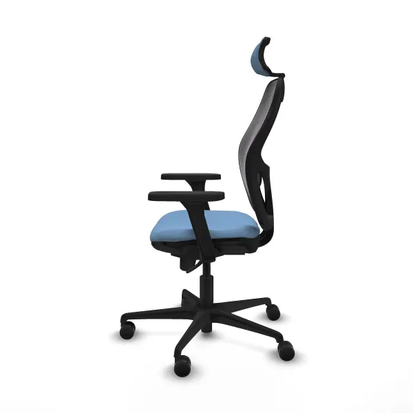 Office Chair with Headrest Jorquera Piqueras y Crespo 3D036N2 Sky blue
