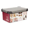 Storage Box Plastic Vintage 5 L (19 x 13,5 x 29 cm) (12 Units)