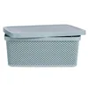 Storage Box with Lid Green Plastic 13 L (28 x 15 x 39 cm) (12 Units)