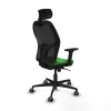 Office Chair with Headrest Jorquera Piqueras y Crespo 2D036G2 Green