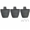 Plant pot Elho Vibia Campana Foret 17,1 x 20,7 x 29,7 cm Anthracite