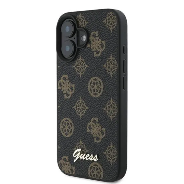 Guess Peony Script MagSafe - Case for iPhone 16 Plus (black)