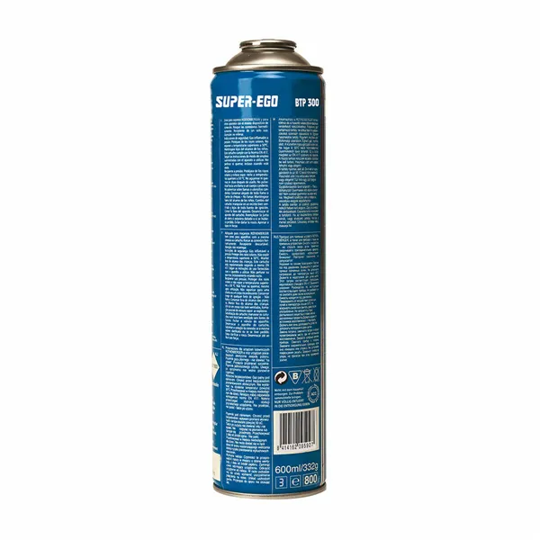 Gas cartridge Super Ego BTP300 600 ml