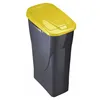 Recycling Waste Bin Mondex Ecobin Yellow With lid 25 L