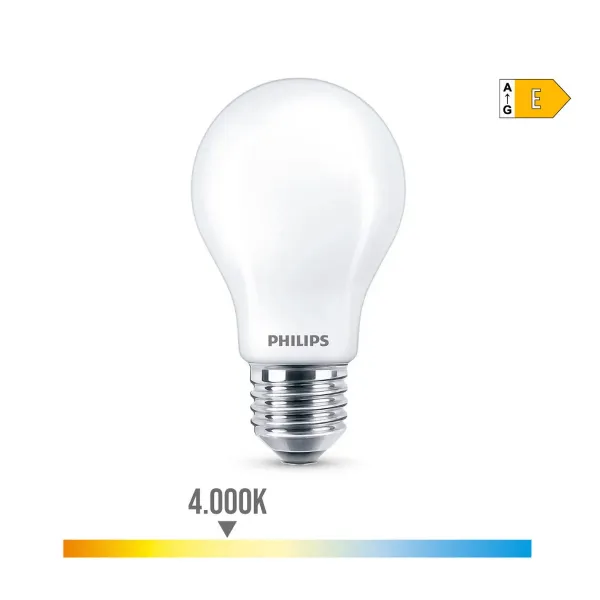 LED lamp Philips Standard E 8,5 W E27 1055 lm Ø 6 x 10,4 cm (4000 K)