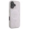 Guess Saffiano Peony Classic Logo MagSafe - Case for iPhone 16 (pink)
