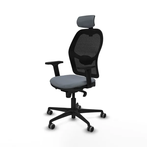 Office Chair with Headrest Jorquera Piqueras y Crespo 2D036G2 Grey