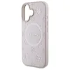 Guess Saffiano Peony Classic Logo MagSafe - Case for iPhone 16 (pink)