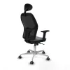 Office Chair with Headrest Jorquera Piqueras y Crespo 2D086G1 Grey