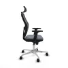 Office Chair with Headrest Jorquera Piqueras y Crespo 2D086N2 Grey