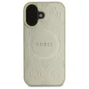 Guess Saffiano Peony Classic Logo MagSafe - Case for iPhone 16 (gold)