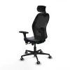 Biroja krēsls ar galvas atbalstu Jorquera Piqueras y Crespo 3D036G2 Pelēks