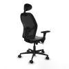 Office Chair with Headrest Jorquera Piqueras y Crespo 3D036N1 Grey