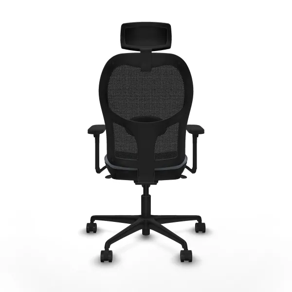 Office Chair with Headrest Jorquera Piqueras y Crespo 3D036N2 Grey