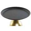 Side table DKD Home Decor Black Golden Metal 50 x 50 x 43,5 cm