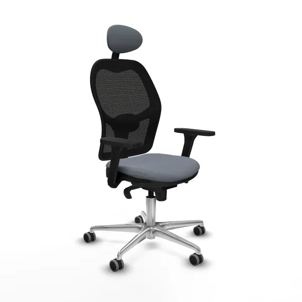 Office Chair with Headrest Jorquera Piqueras y Crespo 3D086G1 Grey