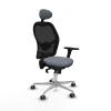 Office Chair with Headrest Jorquera Piqueras y Crespo 3D086G1 Grey