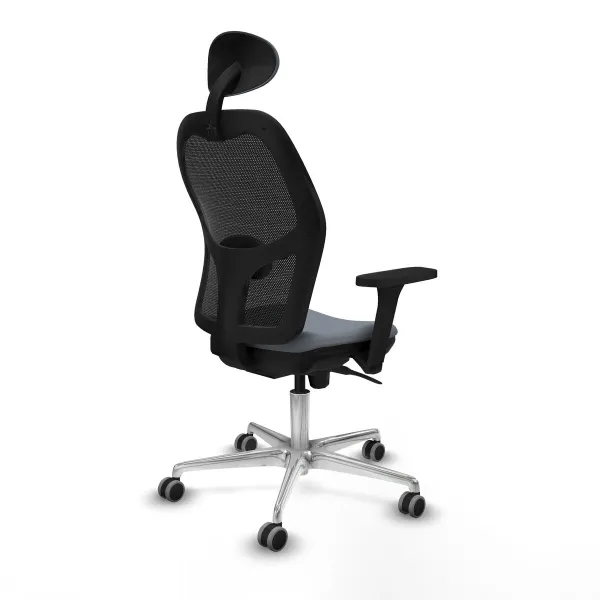 Office Chair with Headrest Jorquera Piqueras y Crespo 3D086G1 Grey