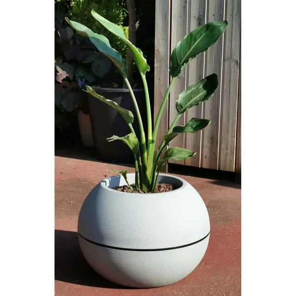 Planter Riviera D40 Ball Stone Granite Ø 40 cm