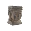 Planter DKD Home Decor 26 x 25 x 30 cm Fibreglass Buddha