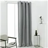 Curtain TODAY Essential Thermal insulation Steel Light grey 140 x 240 cm