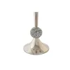 Candle Holder DKD Home Decor 30 x 12 x 46 cm Silver Aluminium Chromed