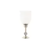 Candleholder DKD Home Decor 16 x 16 x 41 cm Silver Aluminium Acrylic