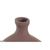 Vase DKD Home Decor 16 x 6 x 24 cm Beige Pink Aluminium (2 Units)