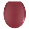 Toilet Seat Gelco Dolce Burgundy MDF Wood