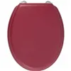 Toilet Seat Gelco Dolce Burgundy MDF Wood