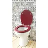 Toilet Seat Gelco Dolce Burgundy MDF Wood