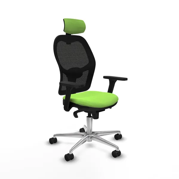 Office Chair with Headrest Jorquera Piqueras y Crespo 3D086N2 Pistachio