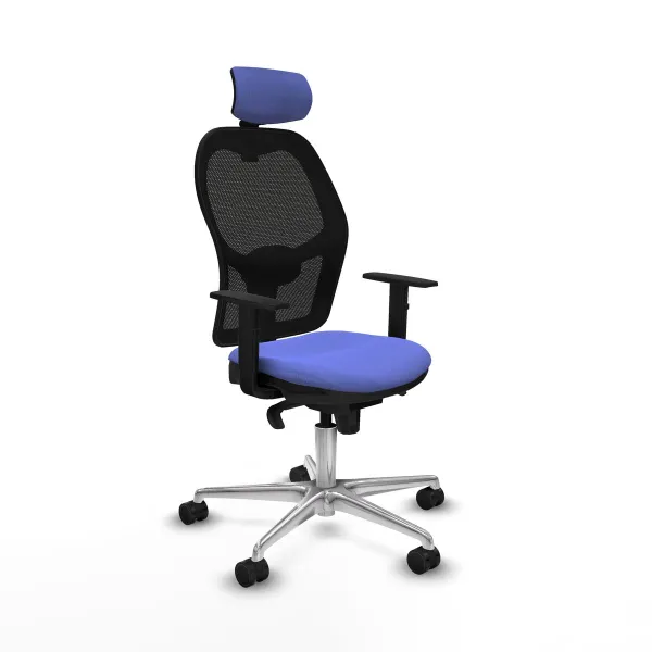 Office Chair with Headrest Jorquera Piqueras y Crespo 1D086N2 Light Blue