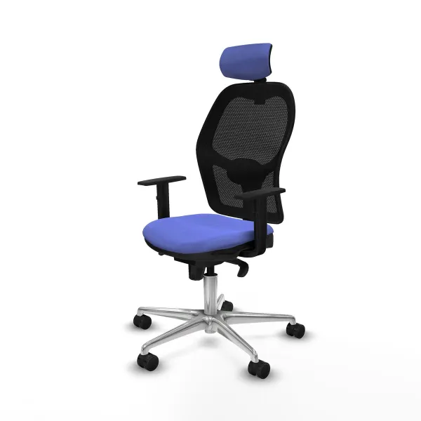 Office Chair with Headrest Jorquera Piqueras y Crespo 1D086N2 Light Blue