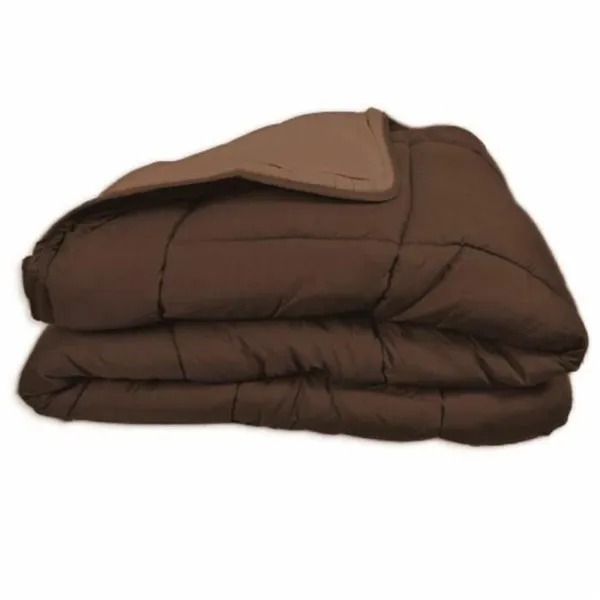 Duvet Poyet  Motte Calgary Moka Chocolate 200 x 200 cm 400 g /m²