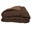 Duvet Poyet  Motte Calgary Moka Chocolate 200 x 200 cm 400 g /m²