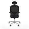 Office Chair with Headrest Jorquera Piqueras y Crespo 2D086G1 Light Blue
