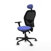 Ofiso kėdė su atrama galvai Jorquera Piqueras y Crespo 3D036G1 Šviesiai mėlyna