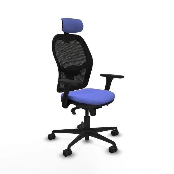 Office Chair with Headrest Jorquera Piqueras y Crespo 3D036N2 Light Blue