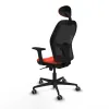 Office Chair with Headrest Jorquera Piqueras y Crespo 2D036G1 Dark Orange