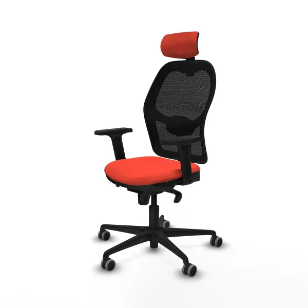Office Chair with Headrest Jorquera Piqueras y Crespo 2D036G2 Dark Orange