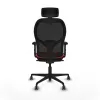 Office Chair with Headrest Jorquera Piqueras y Crespo 2D036G2 Dark Orange