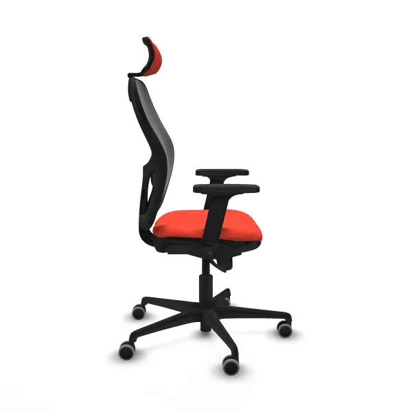 Office Chair with Headrest Jorquera Piqueras y Crespo 2D036G2 Dark Orange