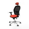 Office Chair with Headrest Jorquera Piqueras y Crespo 2D086G1 Dark Orange