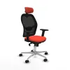 Office Chair with Headrest Jorquera Piqueras y Crespo 2D086N2 Dark Orange