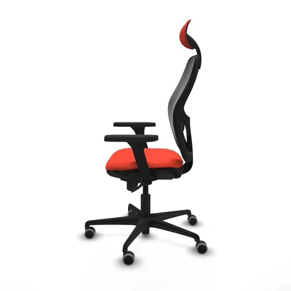 Office Chair with Headrest Jorquera Piqueras y Crespo 3D036G1 Dark Orange