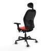 Office Chair with Headrest Jorquera Piqueras y Crespo 3D036G1 Dark Orange