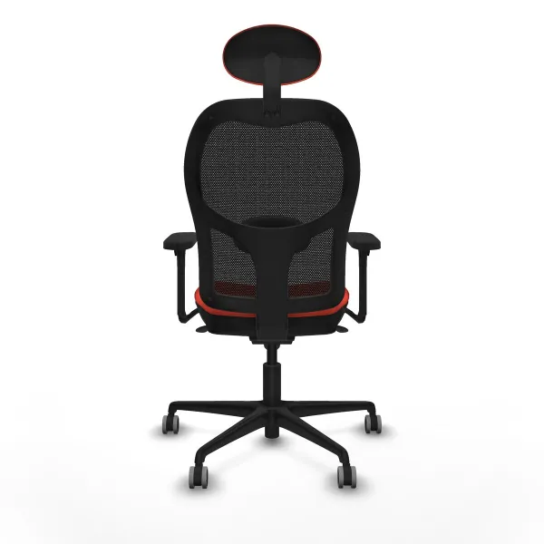 Office Chair with Headrest Jorquera Piqueras y Crespo 3D036G1 Dark Orange