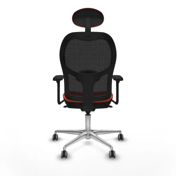 Office Chair with Headrest Jorquera Piqueras y Crespo 3D086G1 Dark Orange